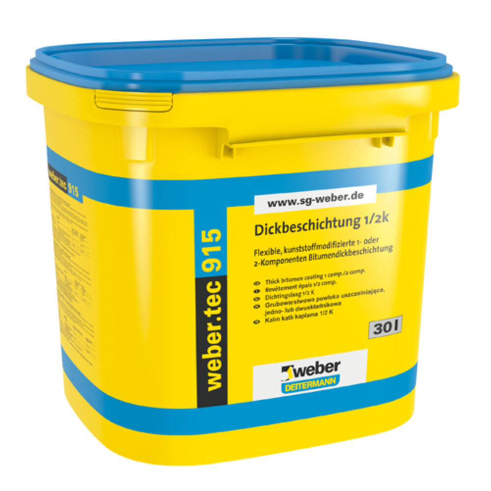 webertec 915 - Asfaltová hydroizolácia spodnej stavby